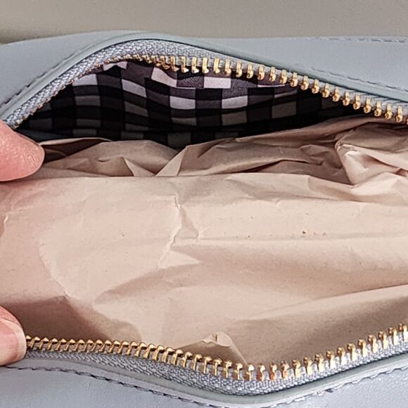 Draper James RSVP Blue Quilted Camera Bag Shoulder Handbag - Picture 6 of 6